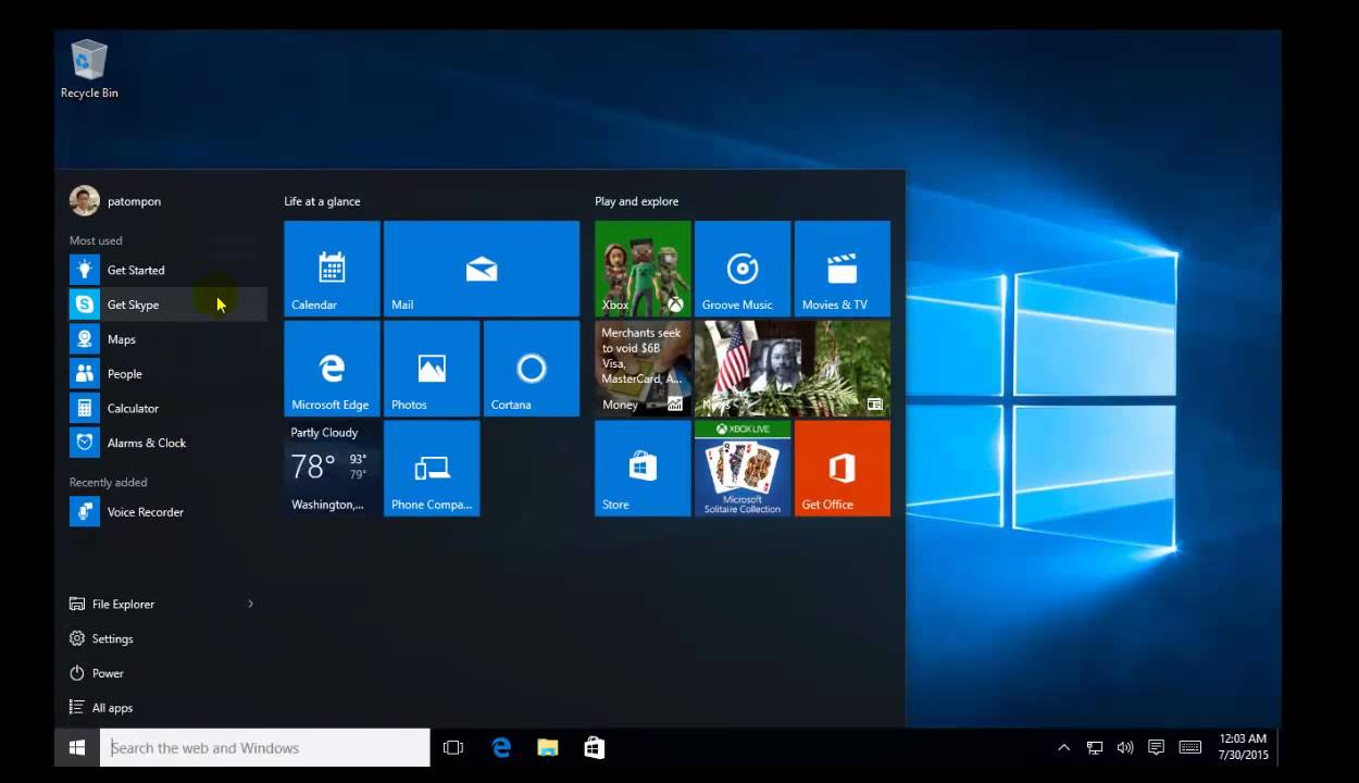 สอนการใช้ Tablet Mode Windows 10